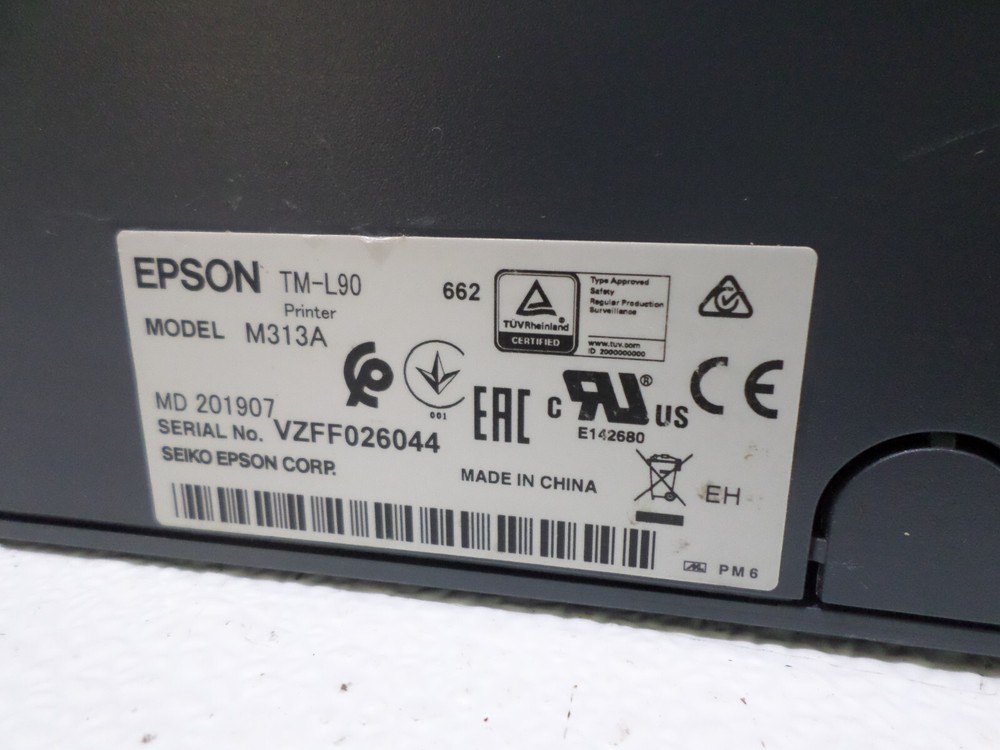 Epson M313A Ethernet USB POS Receipt Printer TM-L90
