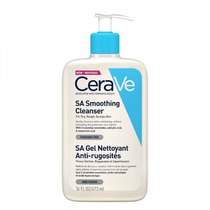 NP CeraVe SA Smoothing Cleanser for Dry, Rough, and Bumpy Skin, 473 ml/16 oz