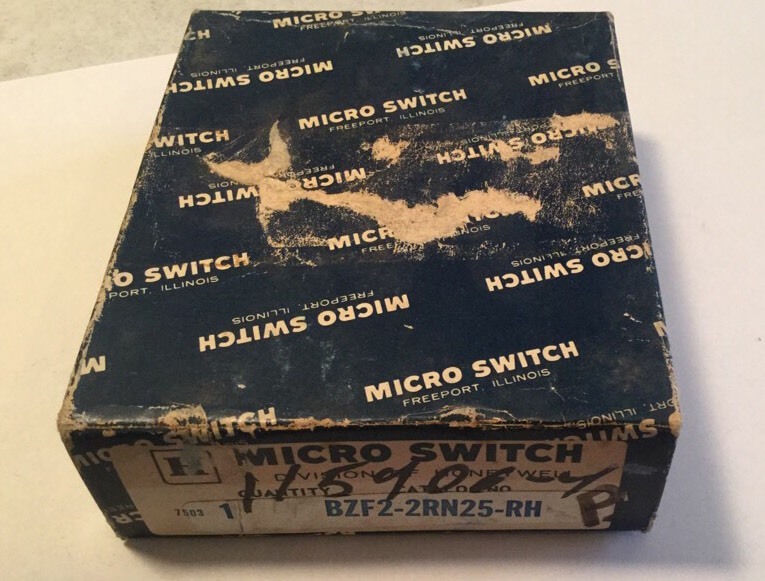 MICROSWITCH BZF2-2RN25-RH