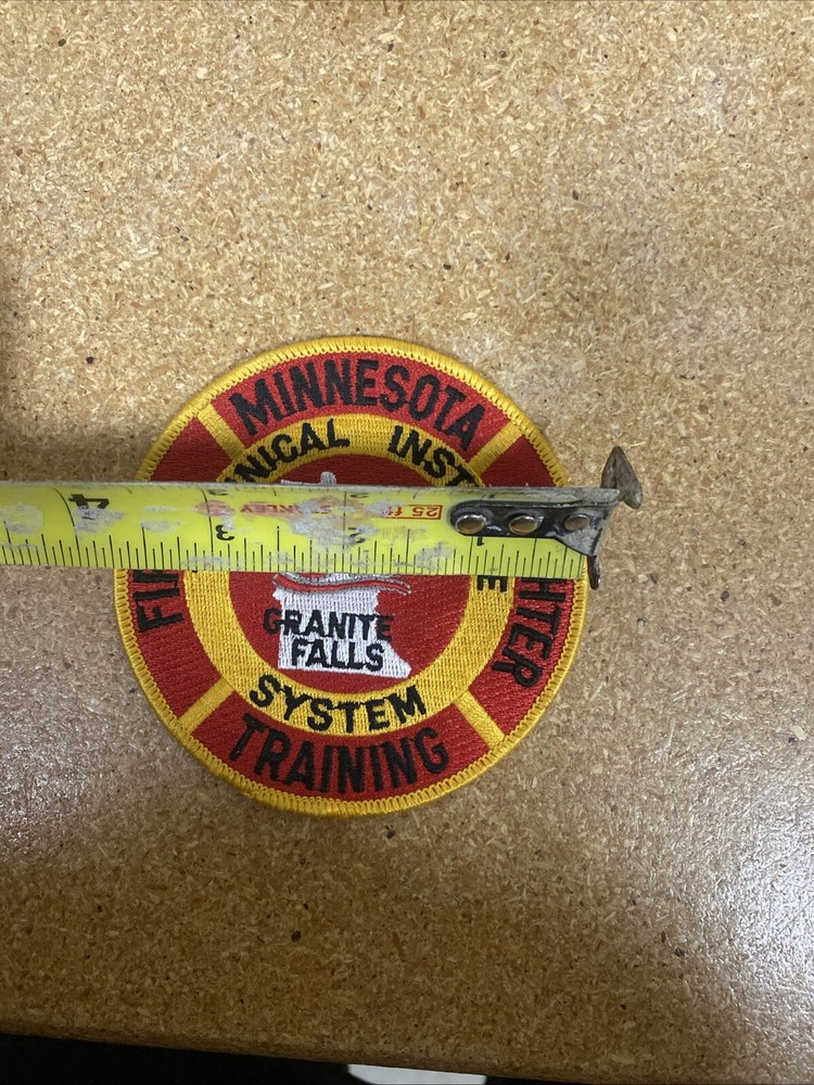 Minnesota Fire Fighter Training System Technical Institute Granite Falls Patch