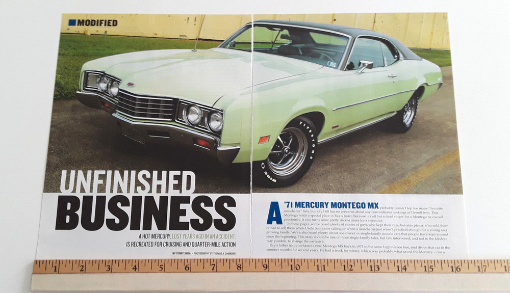 1971 MERCURY MONTEGO ORIGINAL 2019 ARTICLE