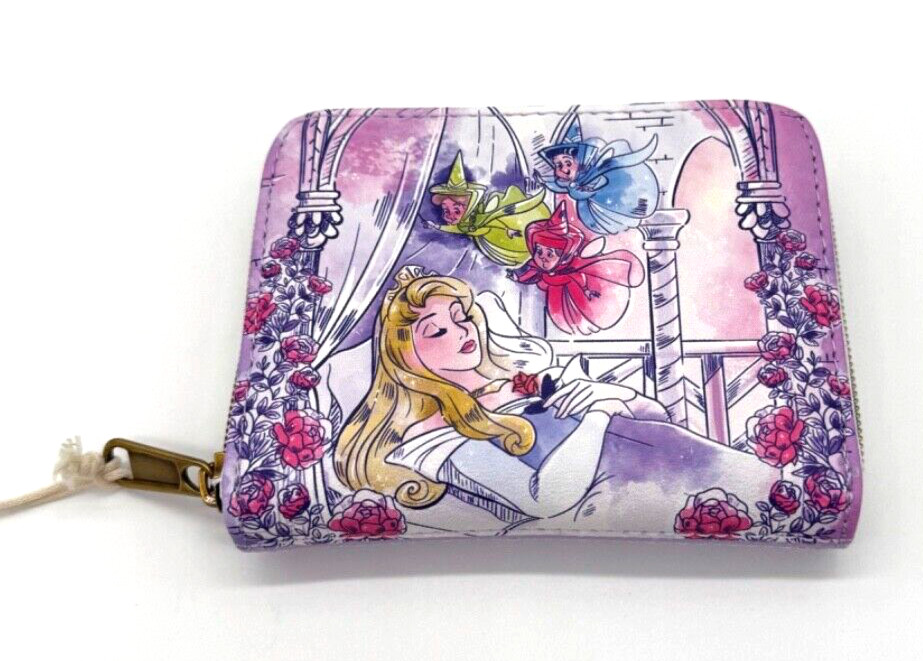 Loungefly Disney Sleeping Beauty Princess Aurora Wallet NEW