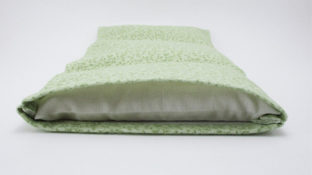 Microwavable Heat Pack, Cold Pack, Washable Green Flannel Cover