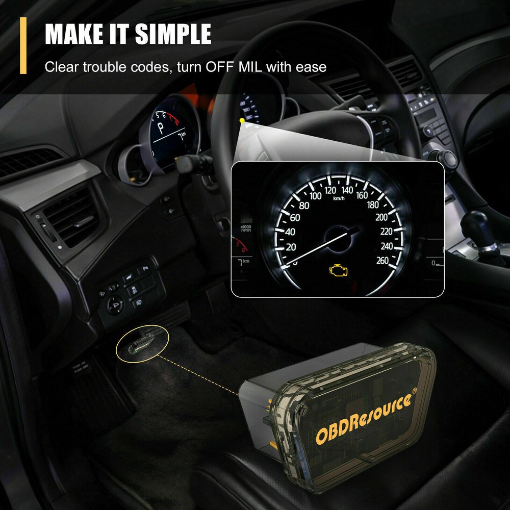 Car Code Clearer Automatically Turn-Off MIL Engine Light OBD2 Erase Error Codes