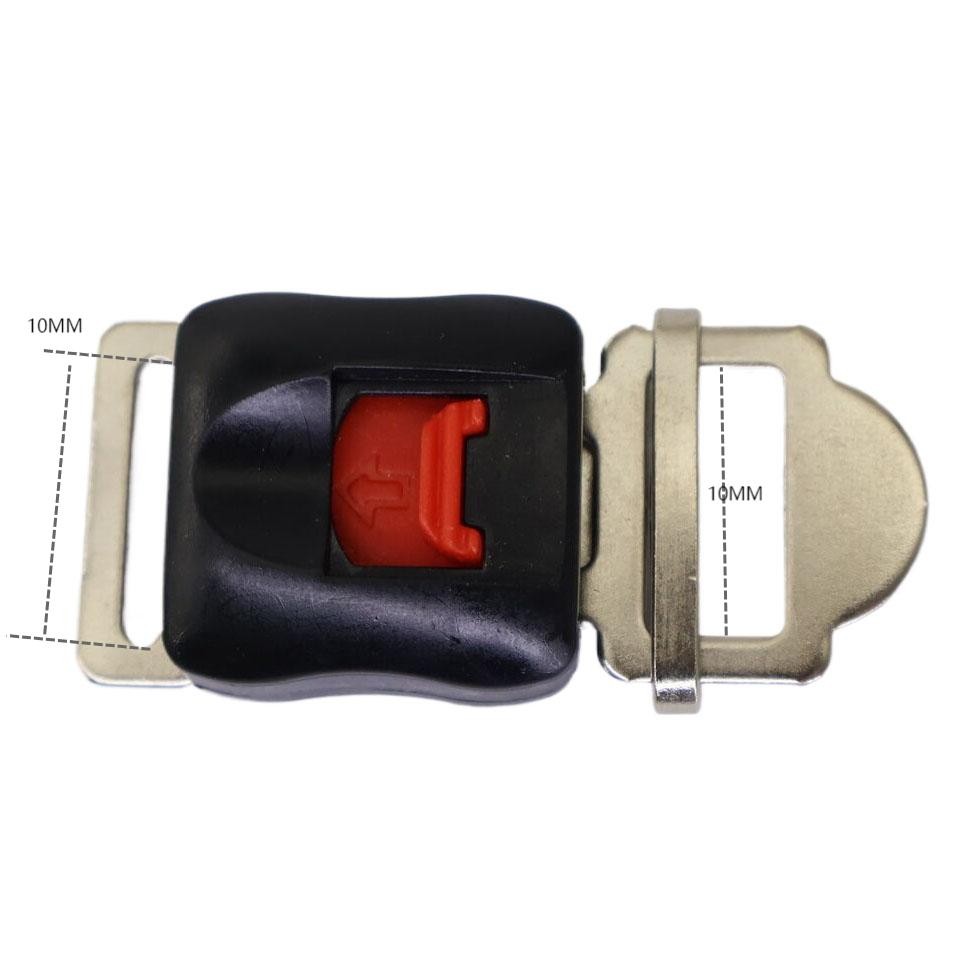 Helmets Clip Chin Strap Quick Release Plastic Pull Buckle fit 10MM wide webbing