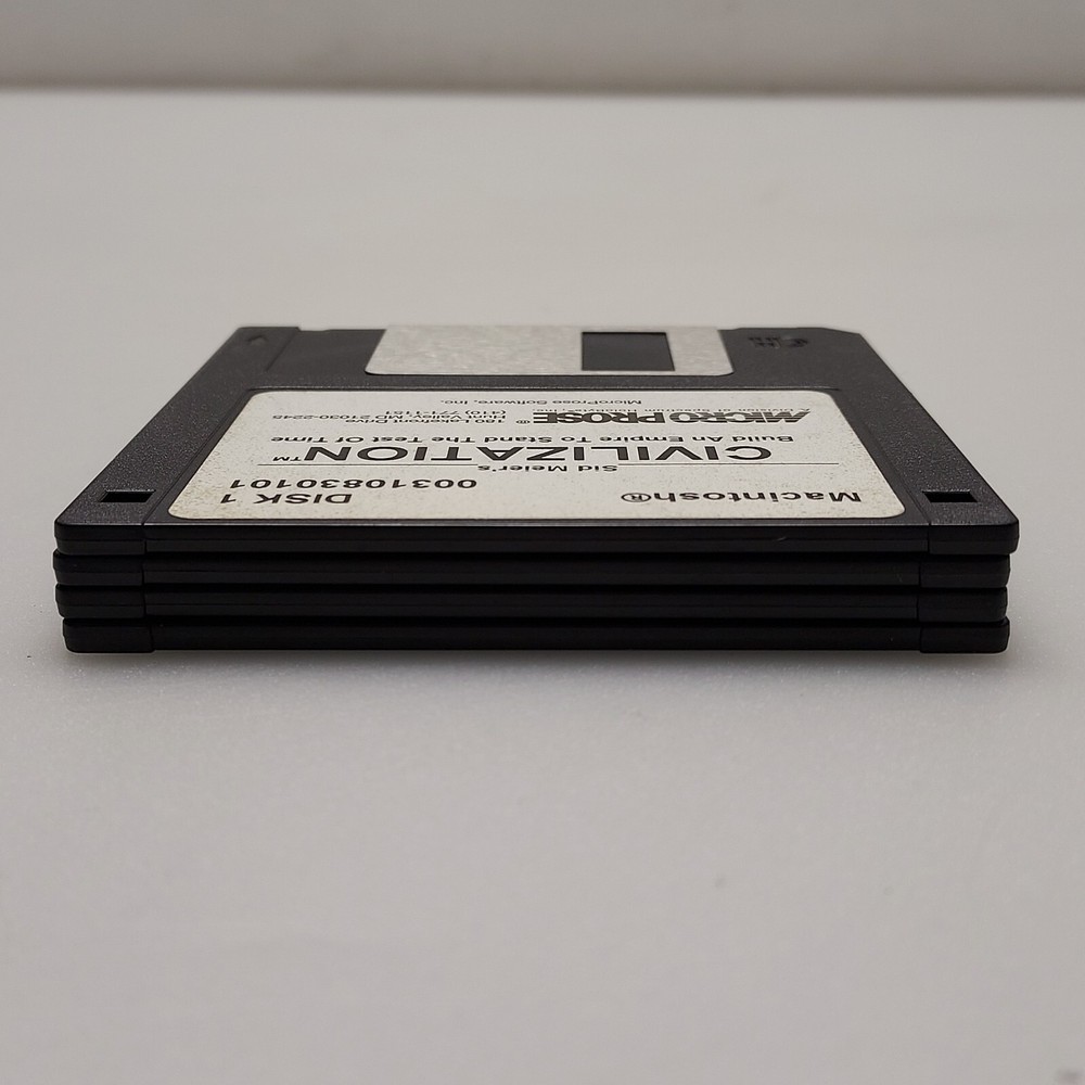 COMPUTER💥WARGAMES💥 RETRO SID MEIER'S CIVILIZATION ORIGINAL VTG MACINTOSH/APPLE