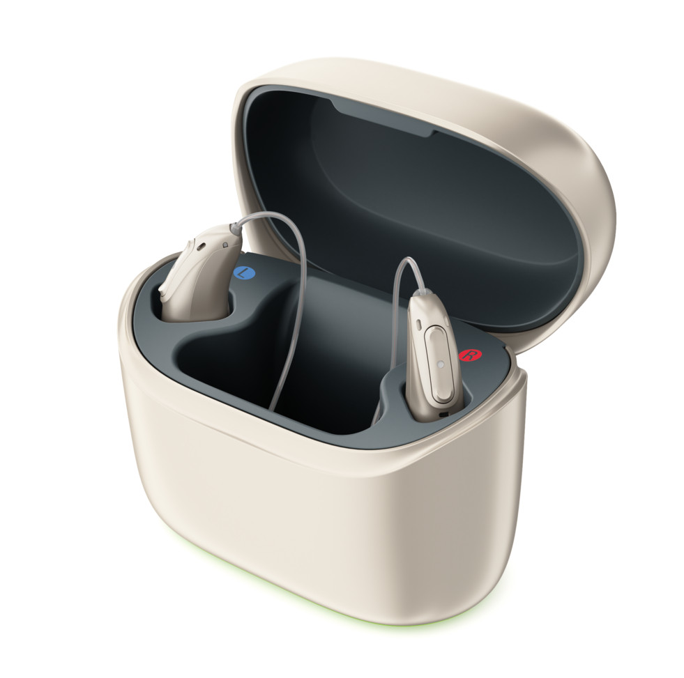 Phonak Audeo Lumity L90 PAIR Champagne Hearing Aids + Charger