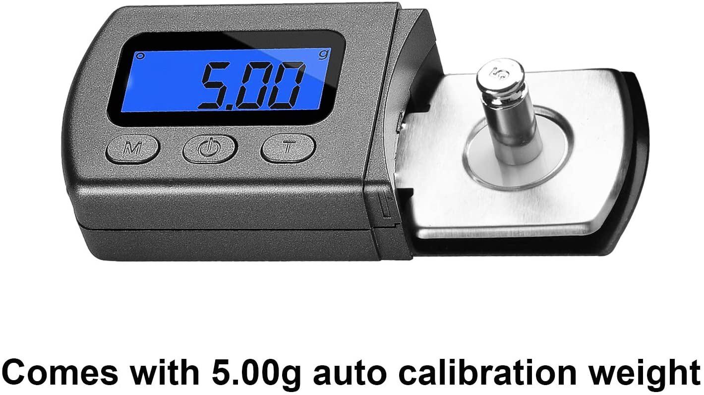 Digital LCD Cartridge Scale Gauge 0.01g/5.00g Turntable Stylus Force Scale Gauge