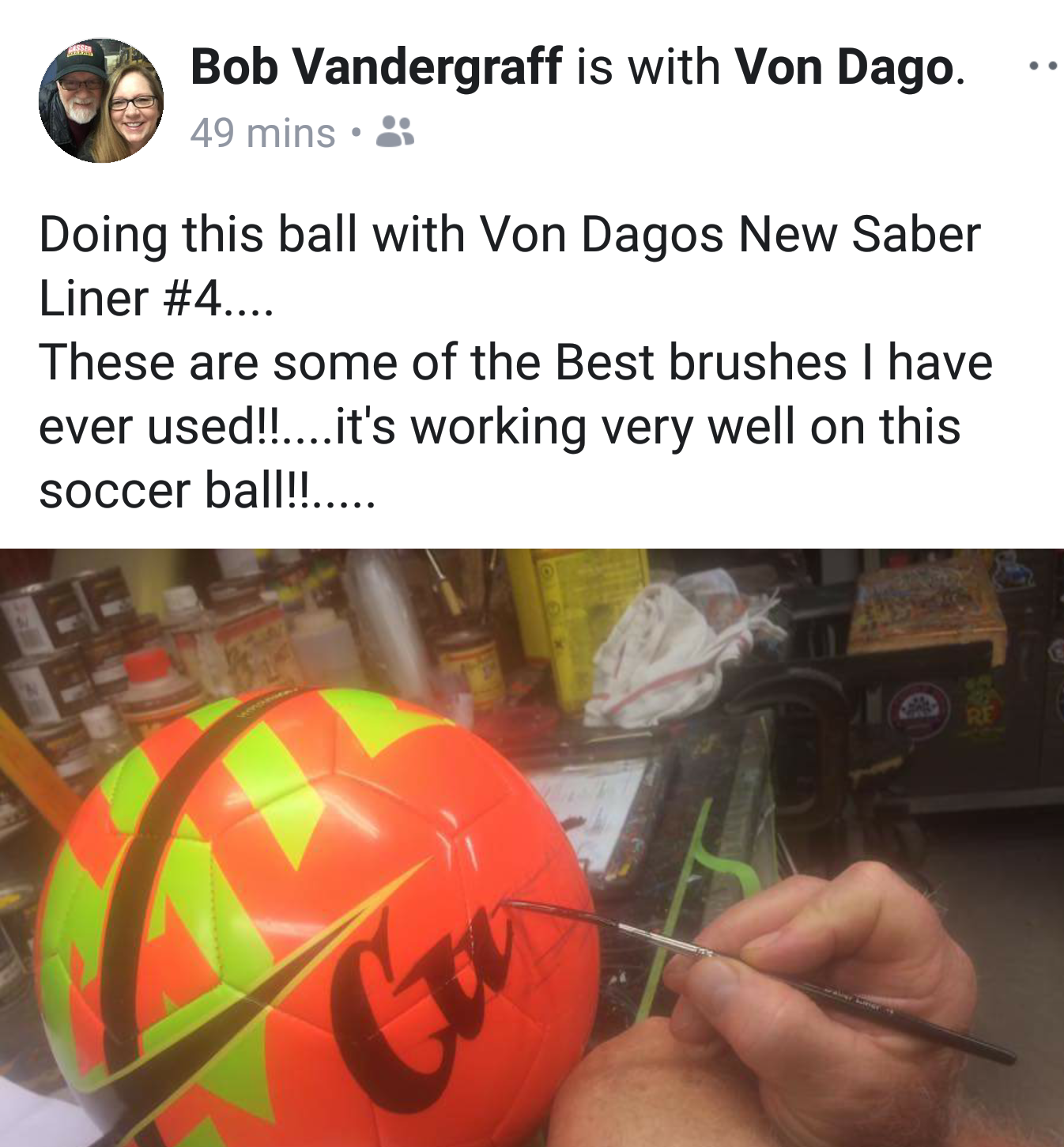 Premium PROFESSIONAL # 4 Outlining & Lettering Quill PRO SERIES Multi Use Brush