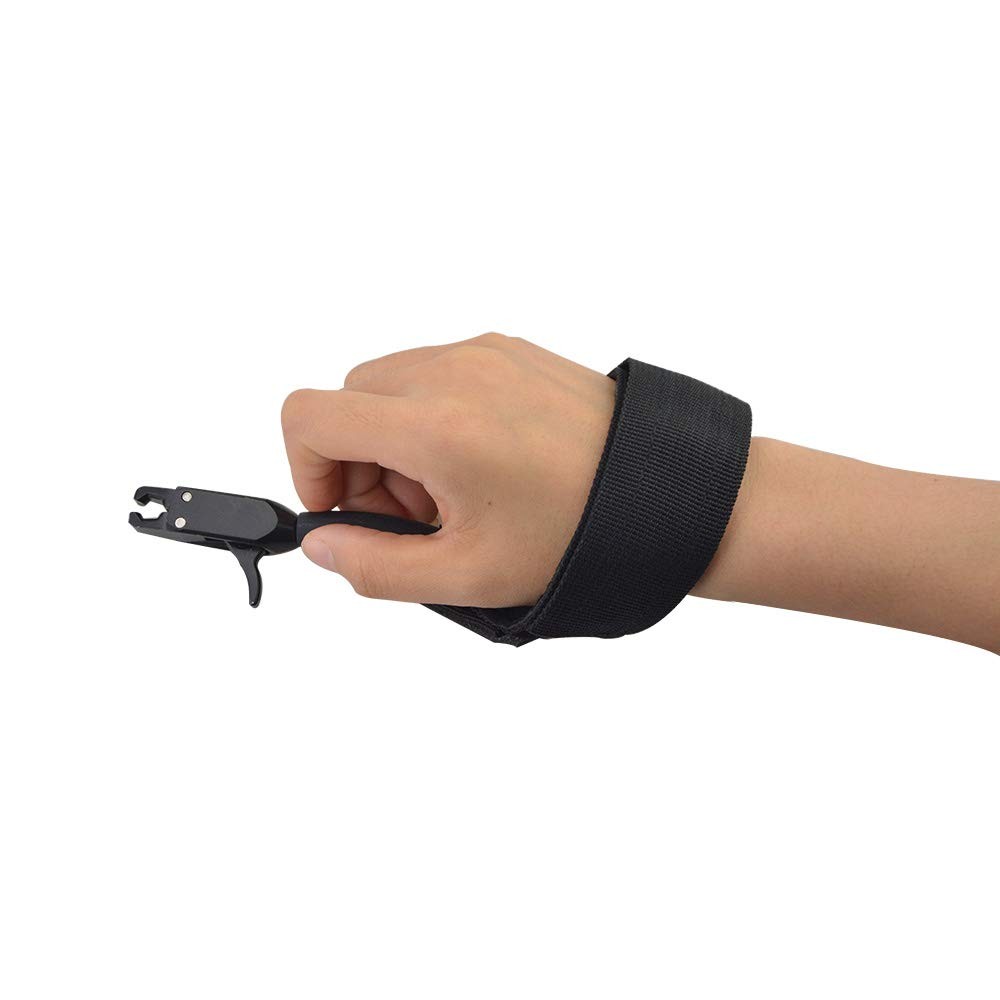 "Archery Compound Bow Release Aids with Wrist Strap and Trigger for Hunting"