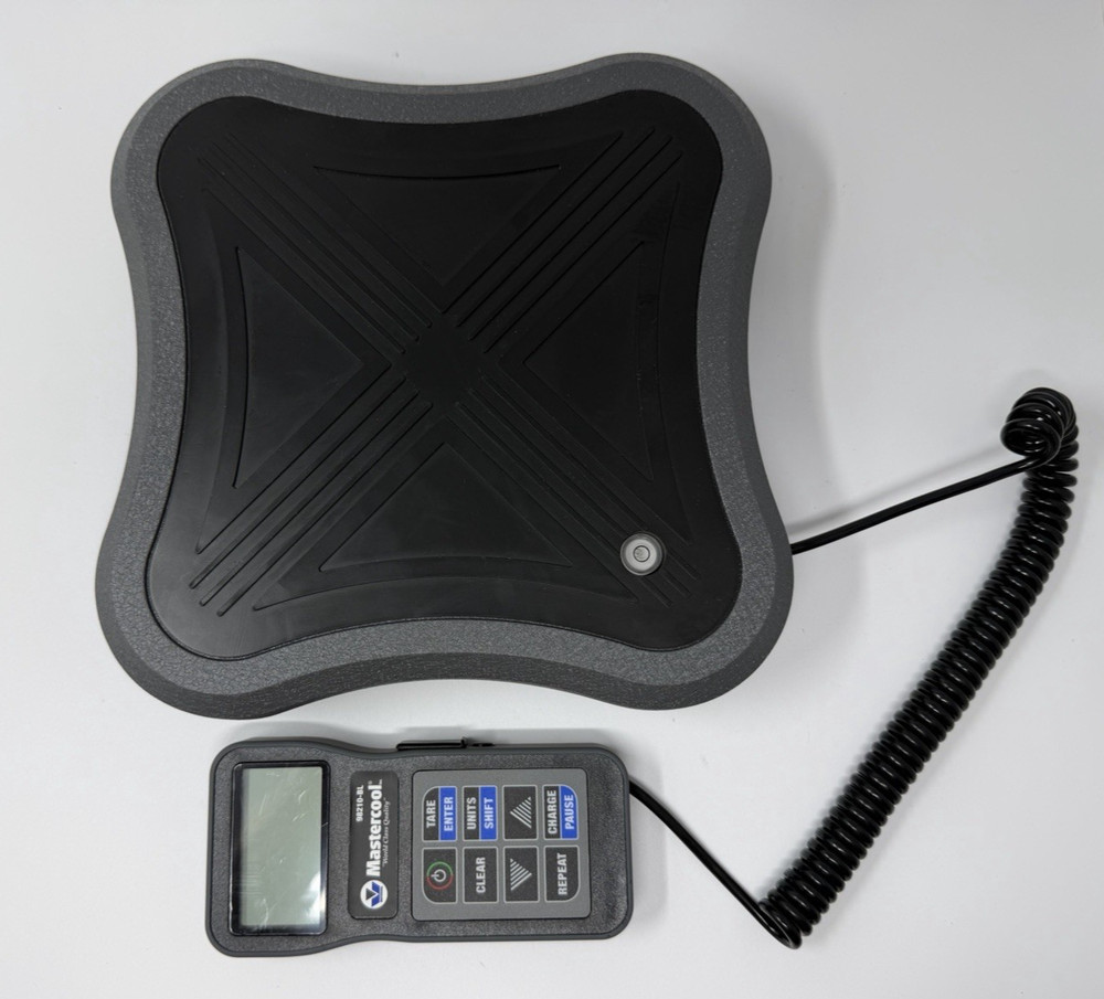Mastercool 98210-BL - Black Series Electronic Charging Scale with Bluetooth