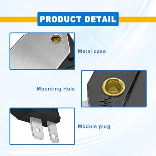 1875990 4 Pin Performance Ignition Module, Compatible with 1974-1988 Chevy