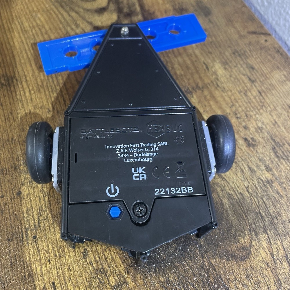 Hexbug BattleBots Tombstone Robot Tested Powers On NO REMOTE As Is