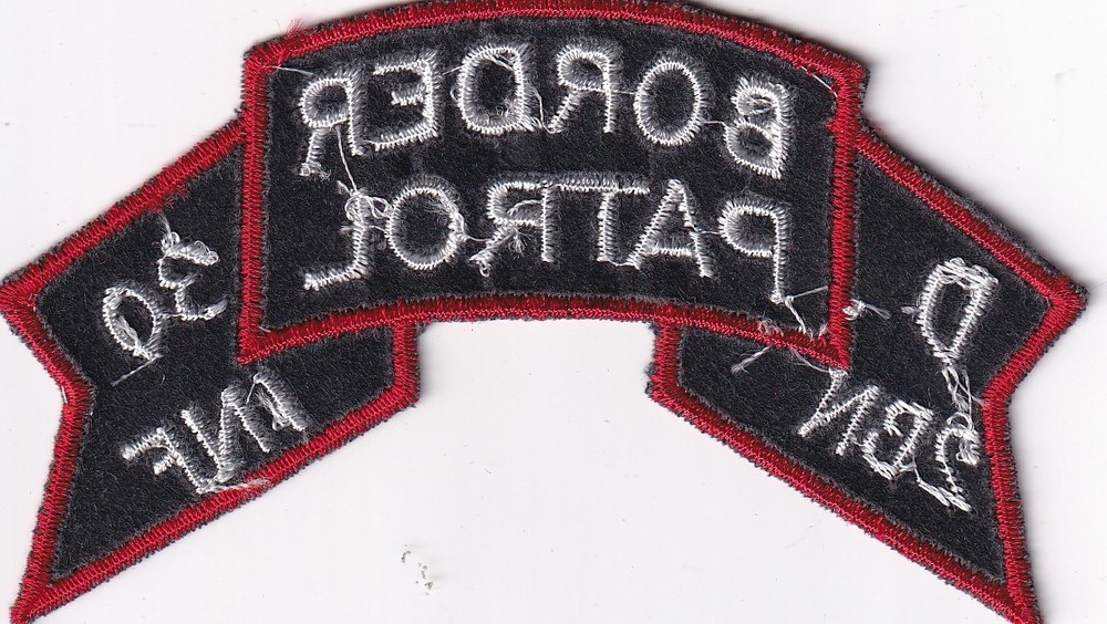 D Co 2nd BN 30th Infantry Patrol scroll patch Cold War 1980s