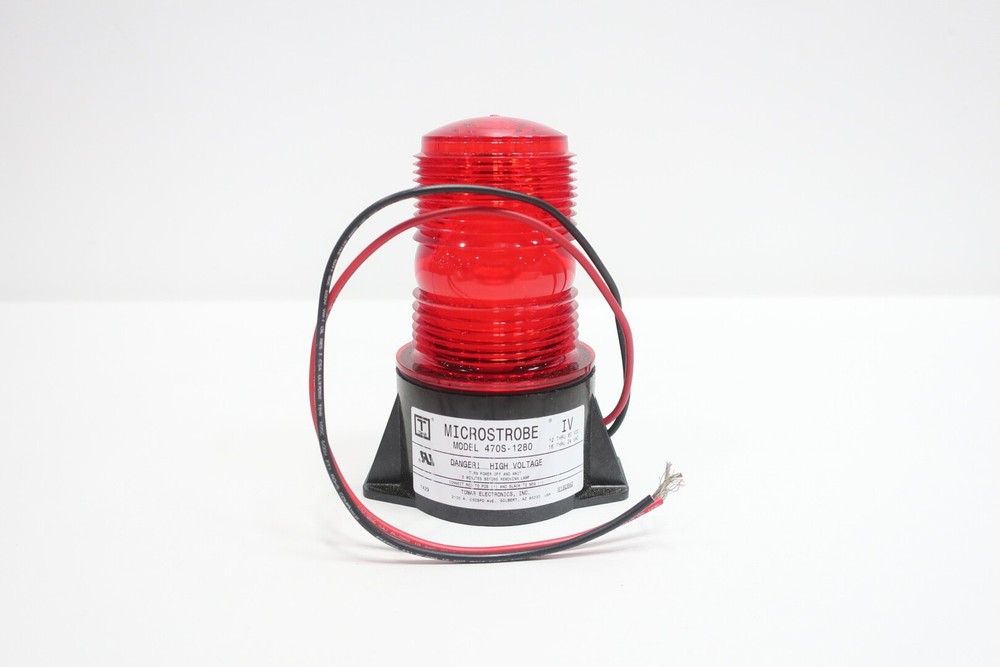 Tomar Electronics 470S-1280 Microstrobe Red Strobe 12-80v-dc 16-24v-ac