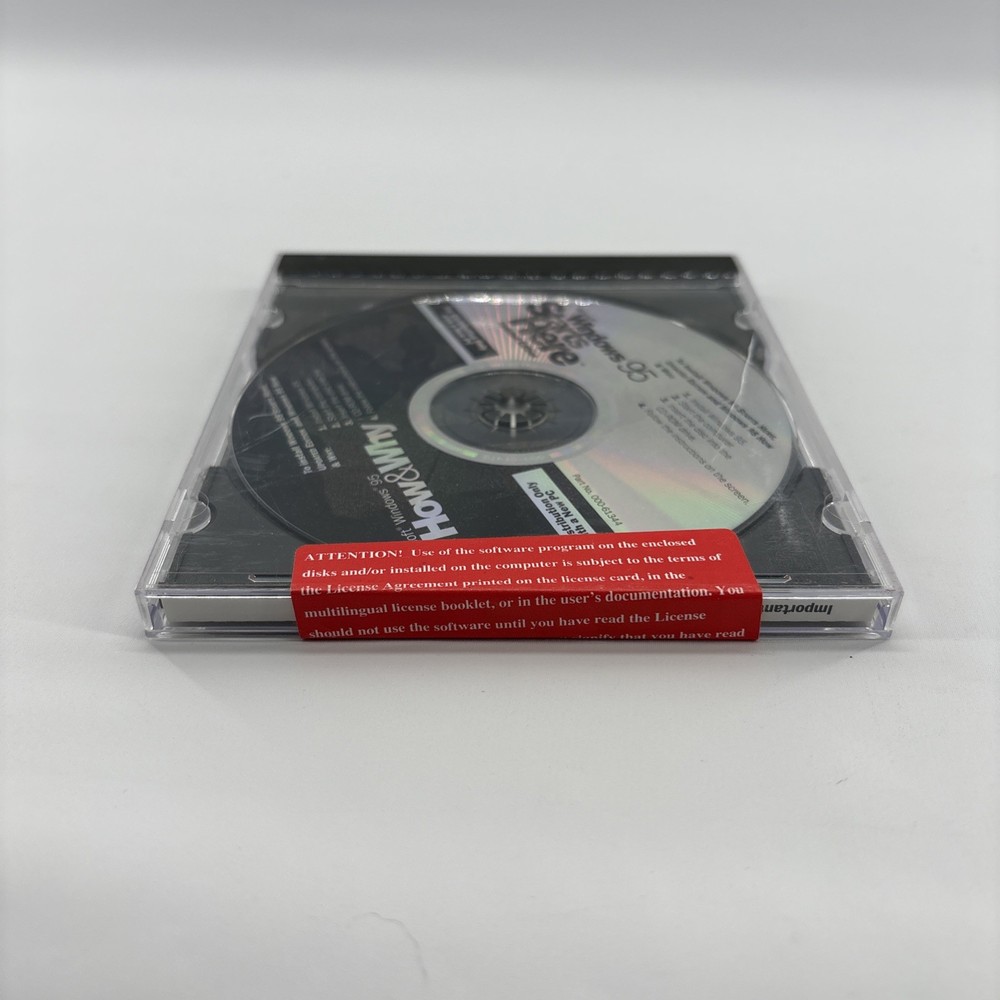 Microsoft Windows 95 Set-up Software (CD-Rom, 1995)