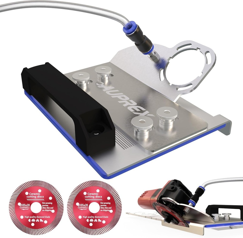 45 Degree Tile Chamfering Tool, Angle Grinder Stand for 45° Tile Cutting, Tile