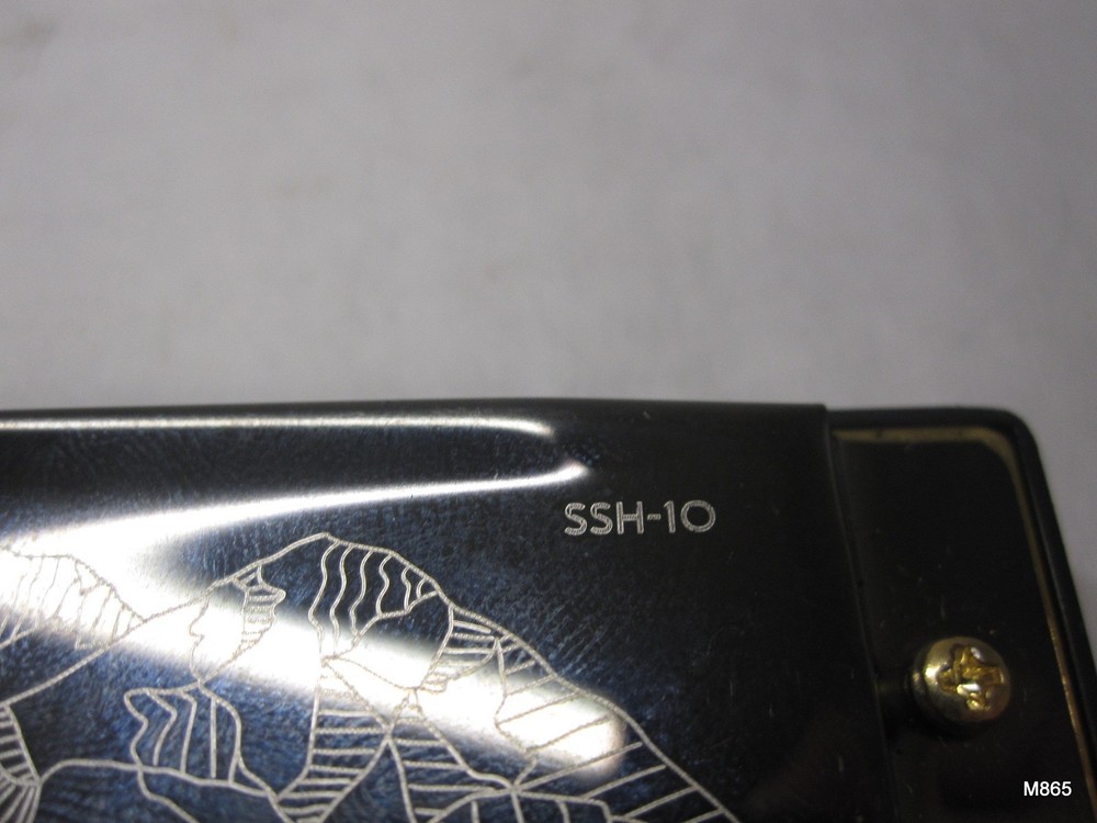Sound Smith Black Metallic Harmonica SSH-10 - Key of C WITHOUT CASE