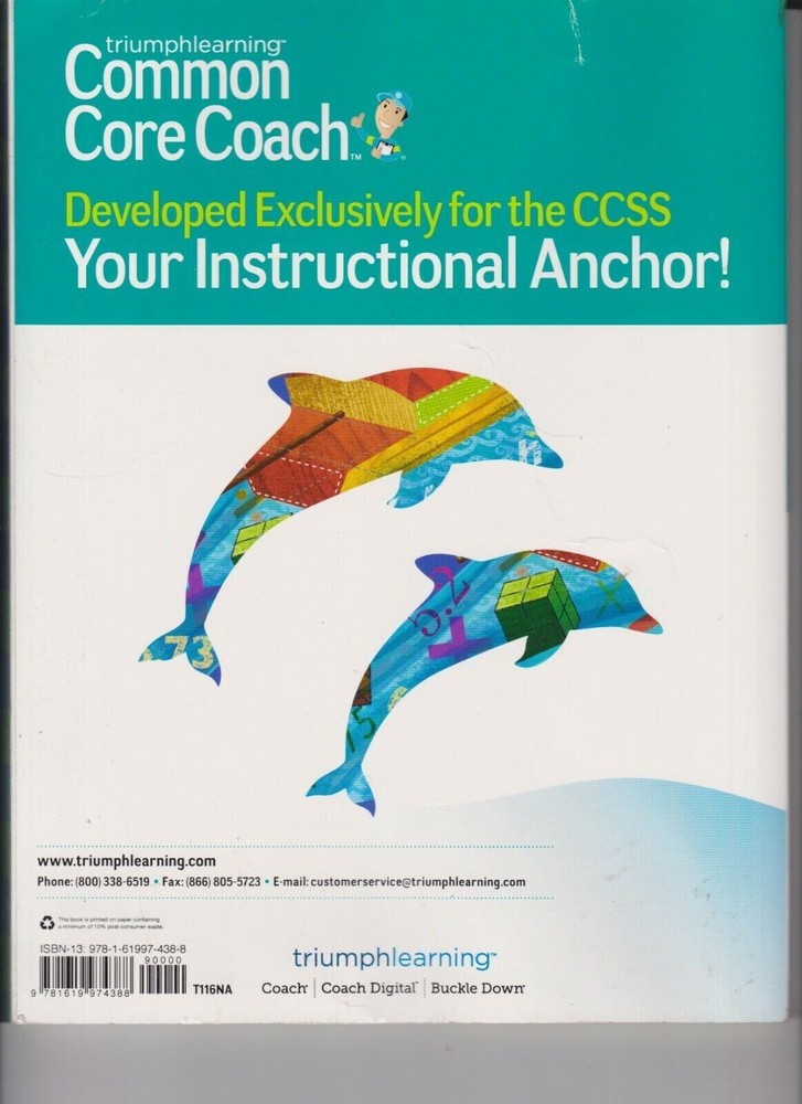 Triumph Learning-Common Core Coach-Mathematics 5-1st Edition- No writing