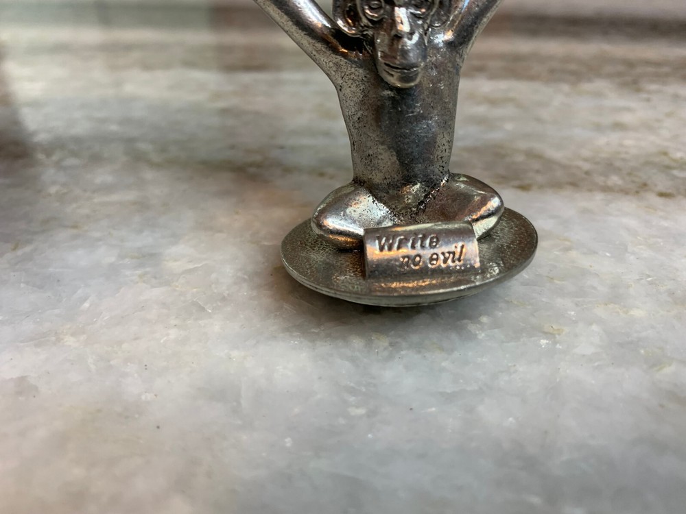 Author, Editor, Writer Gift : Zagoory Designs WRITE NO EVIL Monkey Pencil Holder
