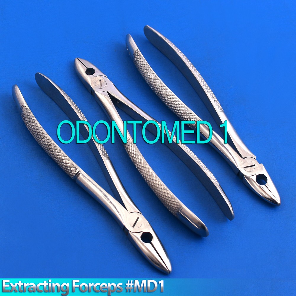 3× Dental Extracting Mead Forceps MD1 Upper Incisors Teeth Surgical Instruments