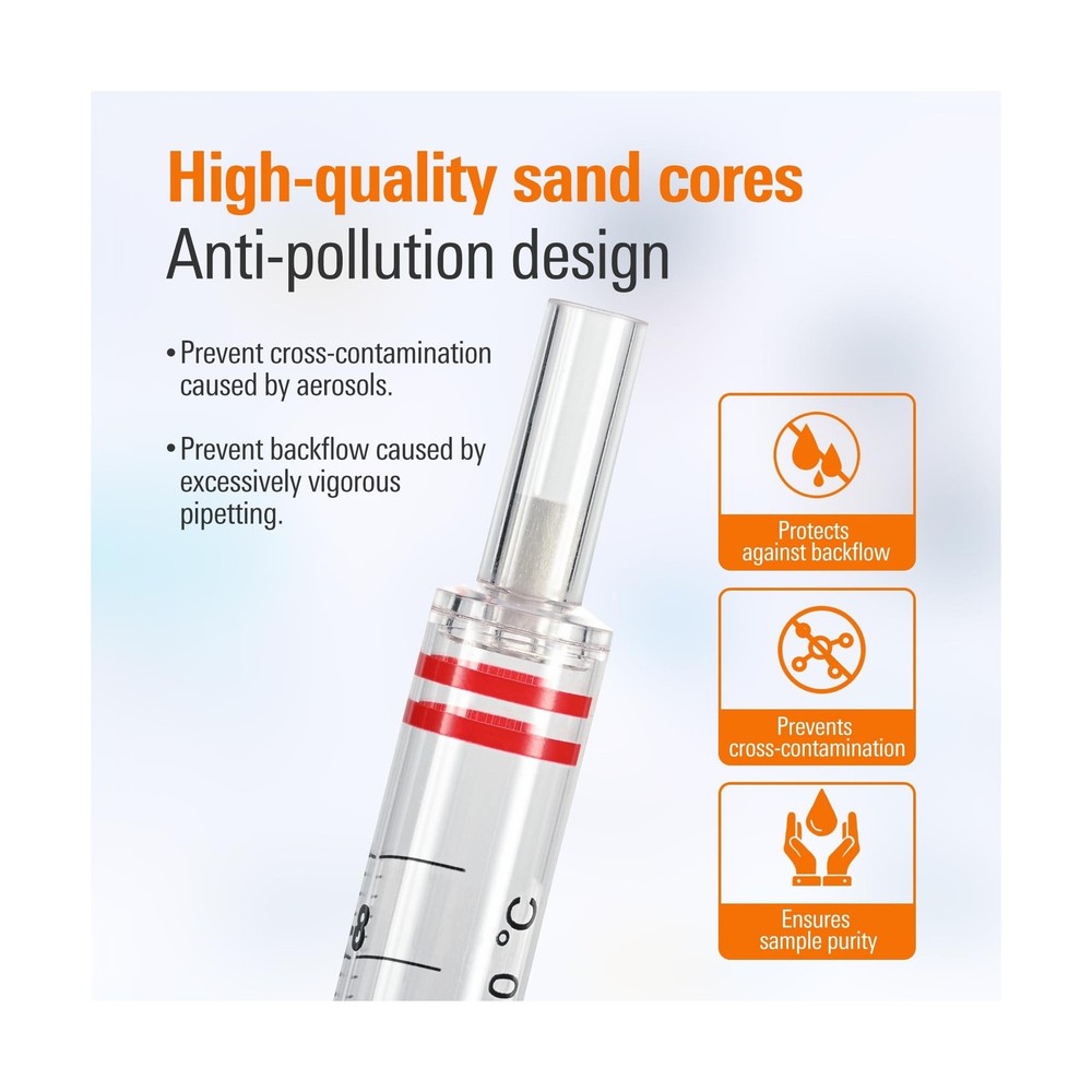 PEKYBIO Polystyrene Serological Pipettes Individually Wrapped Sterile Plastic...