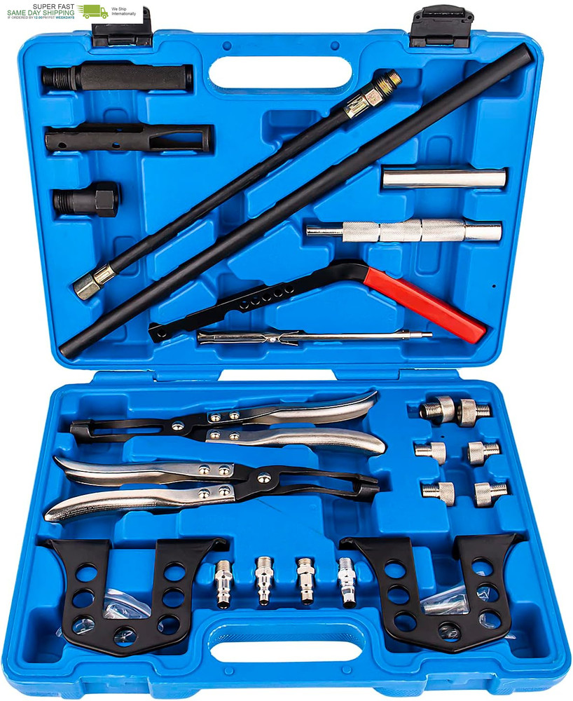 Valve Spring Compressor Cylinder Head Service Set Universal Overhead Engine Valv