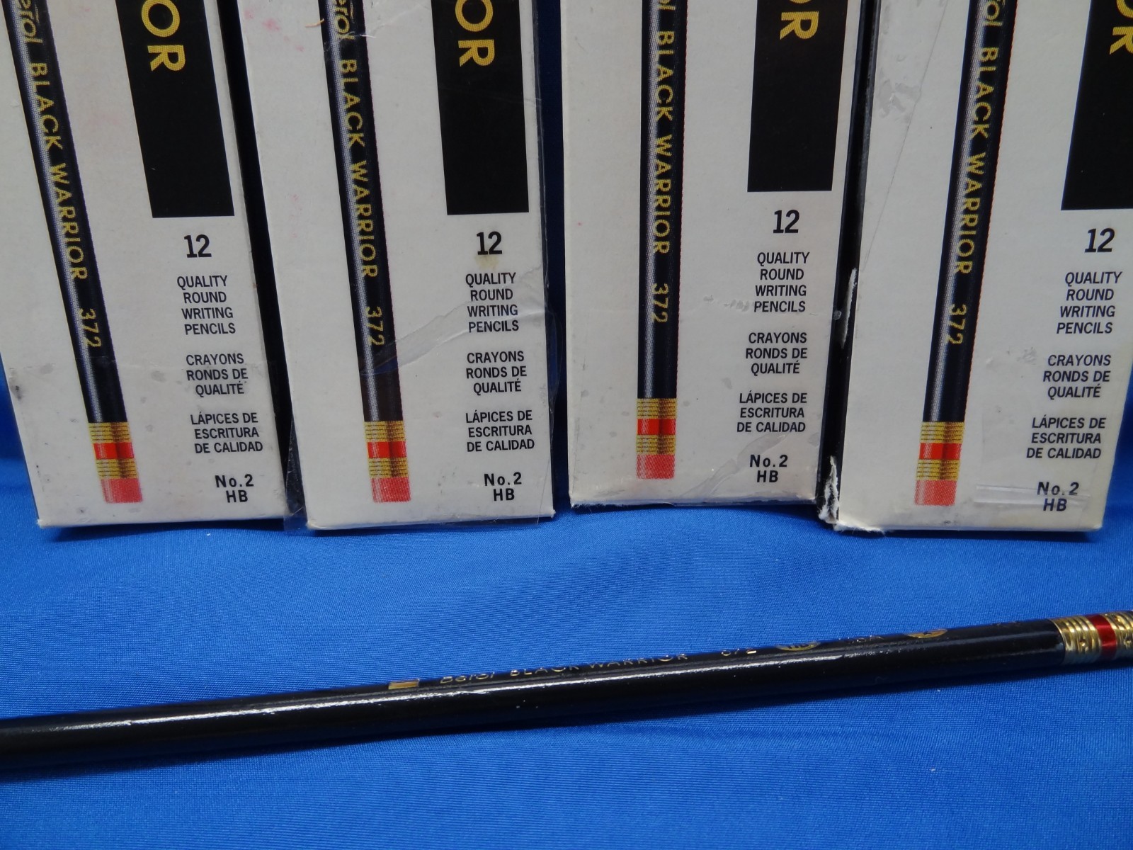 Berol (46) Black Warrior No. 2 HB Pencil Round Writing 372-2 Medium-Soft 1992