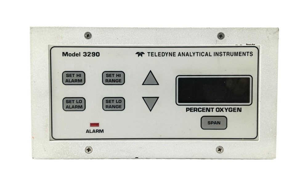 TELEDYNE ANALYTICAL MODEL 3290 PERCENT OXYGEN ANALYZER C64643A WITH SENSOR UNIT