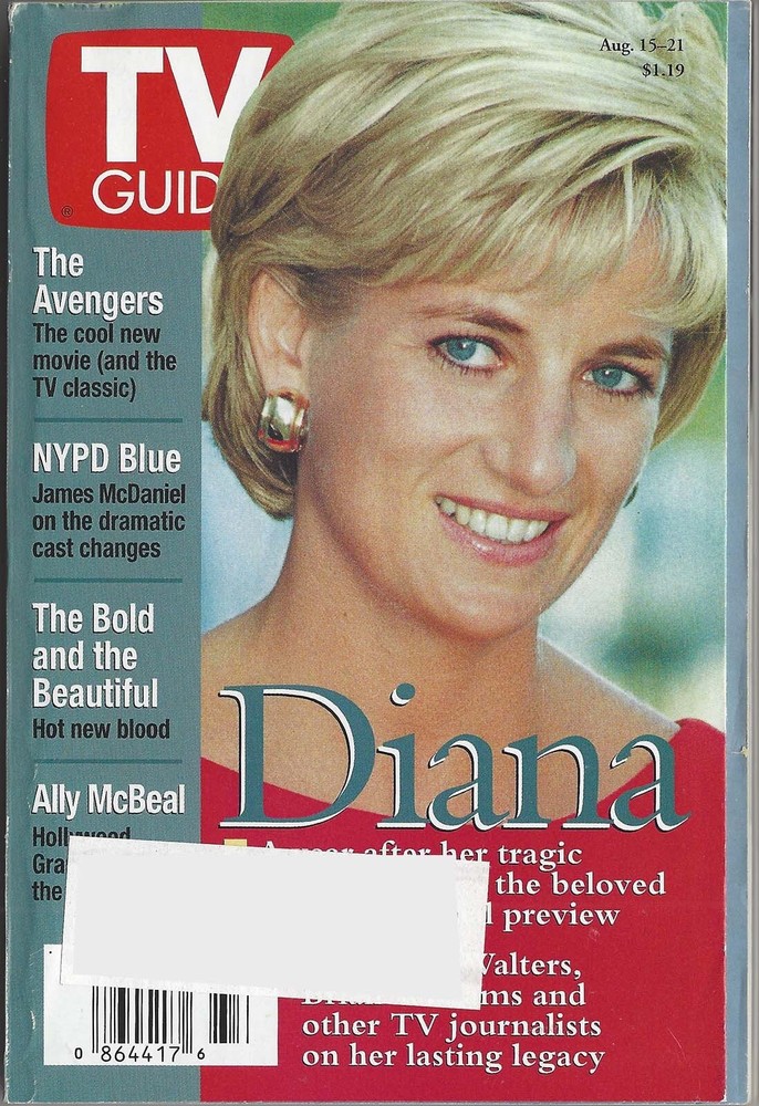 1998 TV Guide August 15-21 DIANA