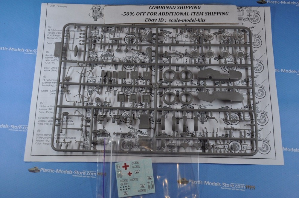 Master Box 3528 - 1/35 - WWII German motorcycle