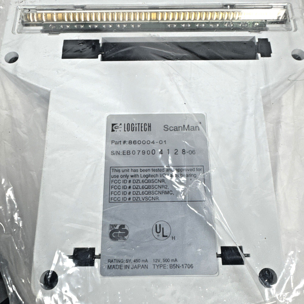 Vtg Logitech Scanman w/ Controller Board, Scanmate & PaintShow Software