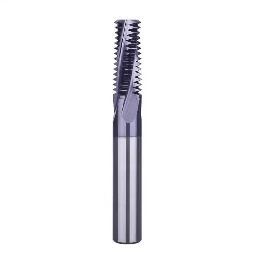 New 1/4" -20 UNC Solid carbide THREAD MILL Full Teeth- TiALN COATED