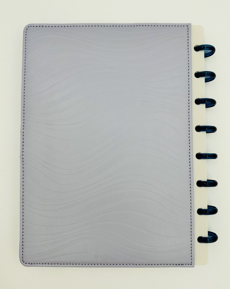 TUL Discbound Notebook | Vegan Leather | Junior Size | 60 Sheets | Lavender Mist