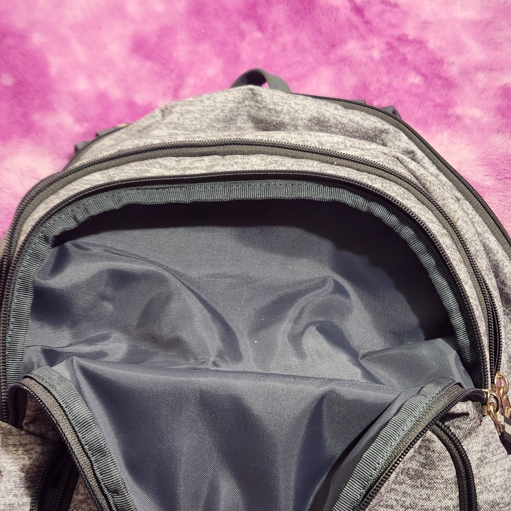 Adidas Loadspring Backpack Gray Black 100% Recycled Polyester Laptop Bookbag
