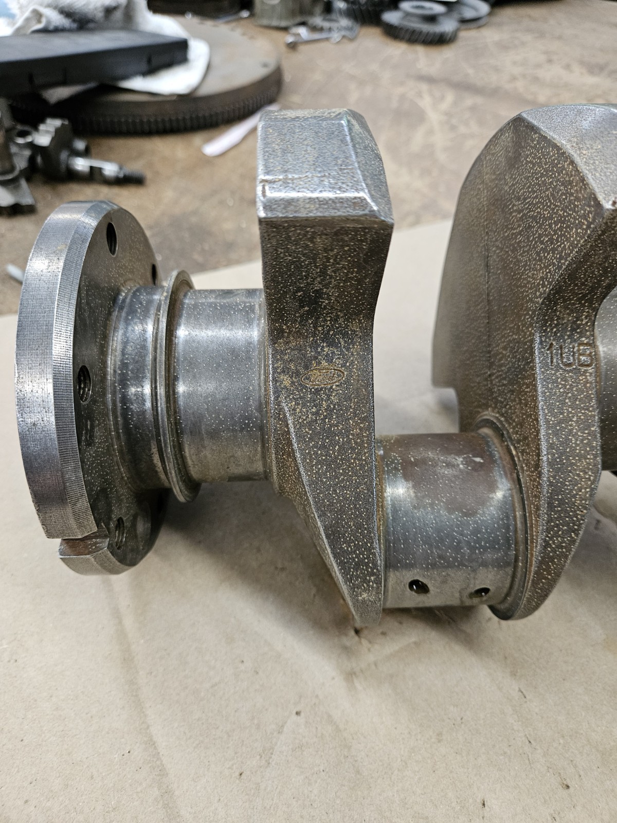 1969 1970 OEM Ford 428 CJ 1UB Cobra Jet Crankshaft 1UB Crank, STANDARD MAIN/ROD