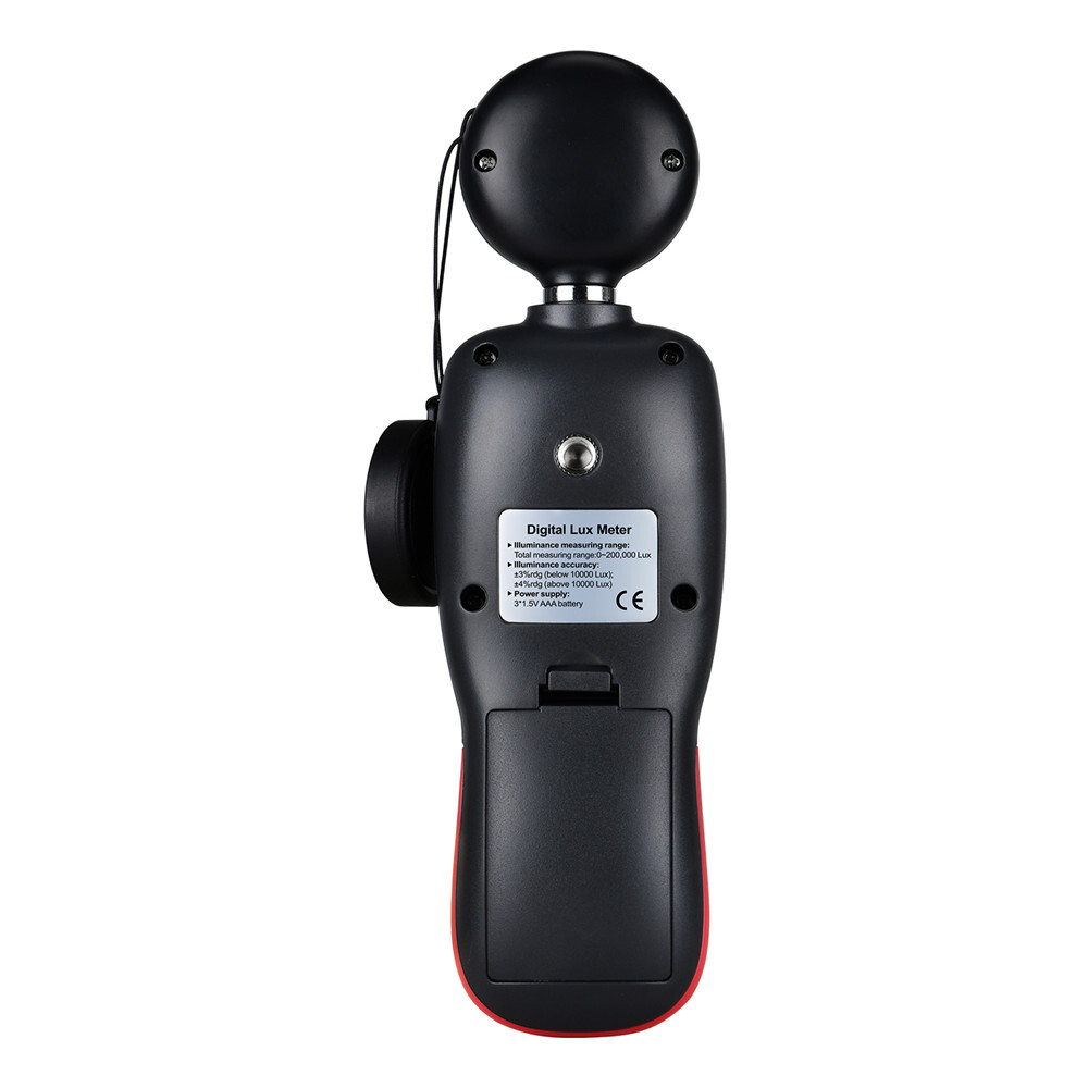 Light Meter Luxmeter Luminometer 0-200000Lux Thermometer 2in1 Bluetooth App