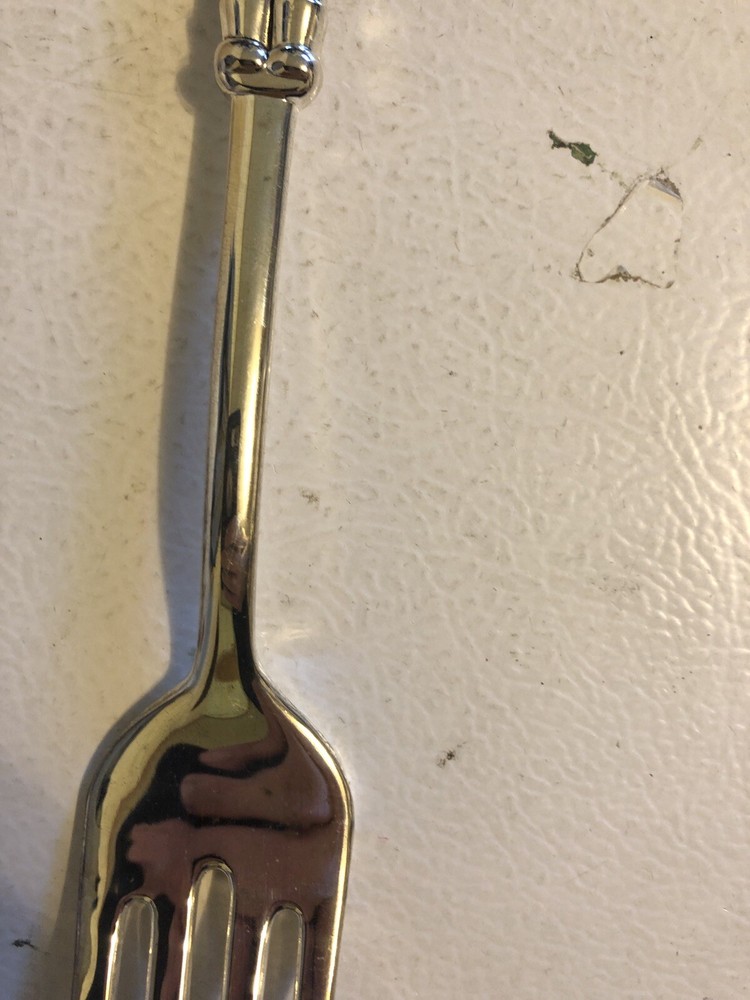 International Silver Co. 10" Nutcracker Serving Fork Christmas Holiday Utensils