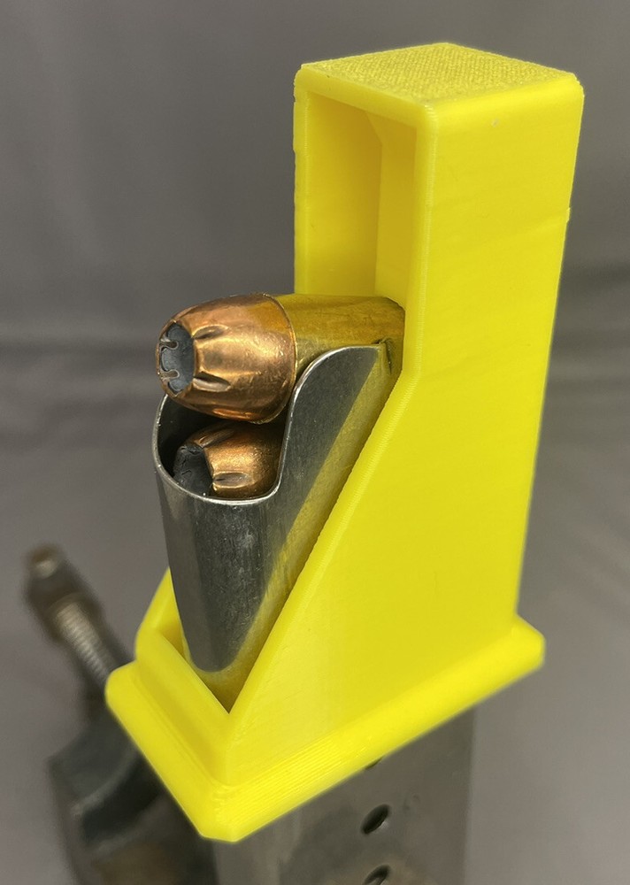 1911 Single Stack .45acp 45 acp .45 Magazine Speed Loader Speedloader -YELLOW