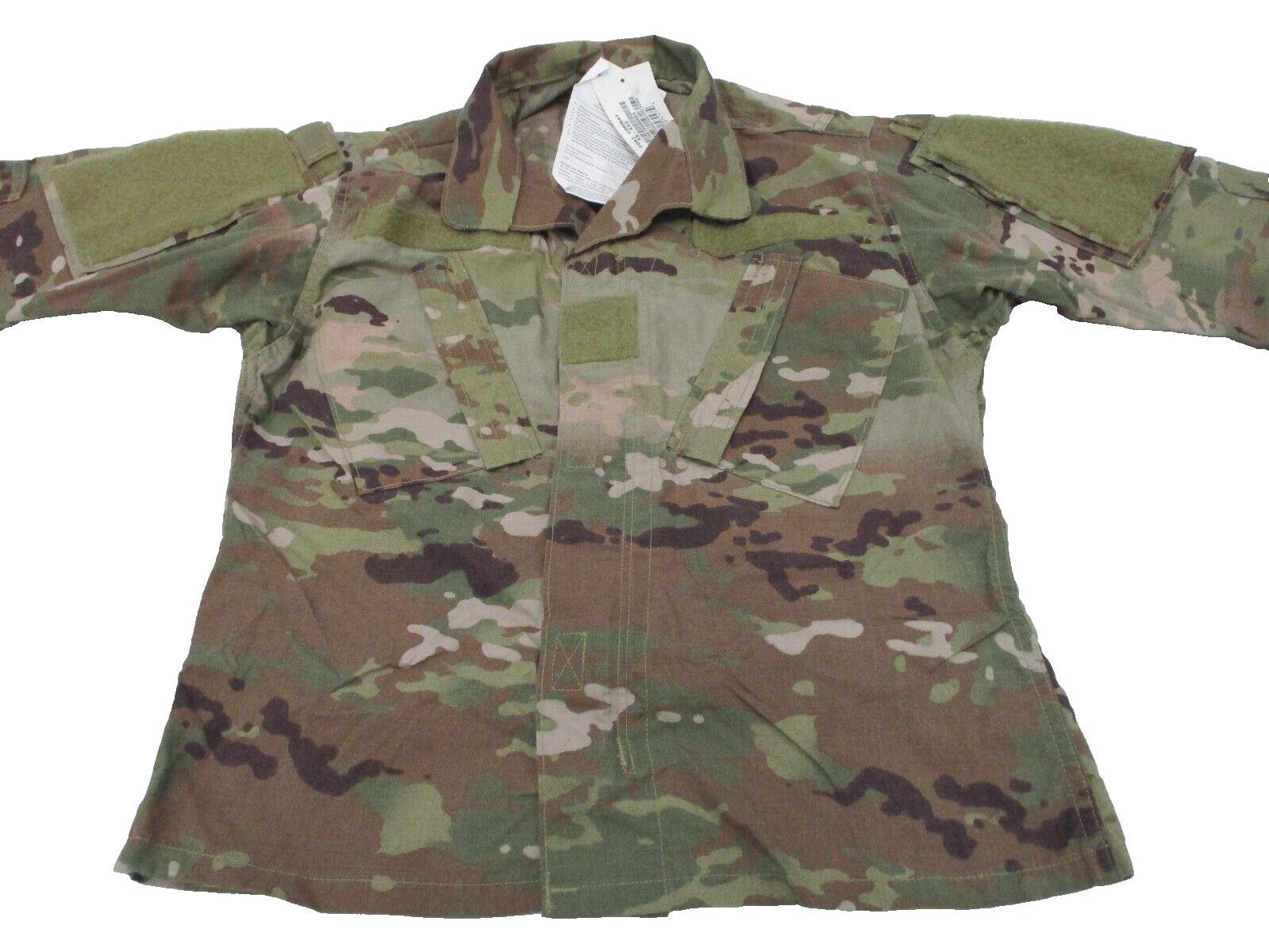 NEW US ARMY ISSUE OCP FRACU UNIFORM TOP X-SMALL/XX-SHORT COAT FLAME RESISTANT