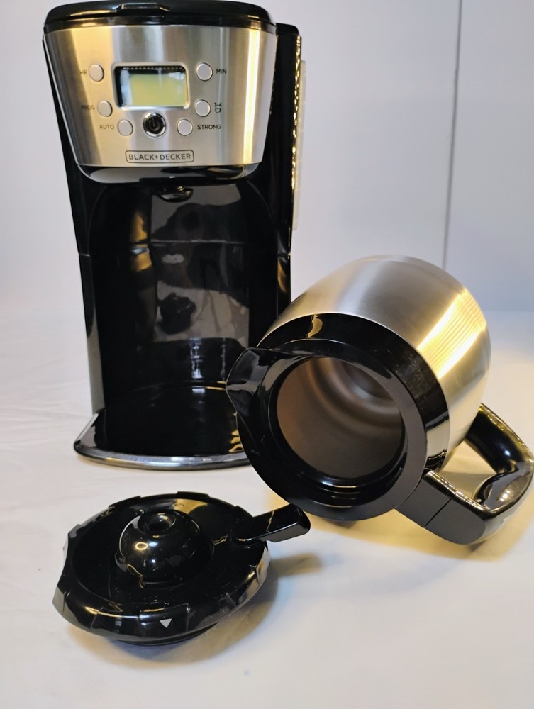 Black+Decker CM2036 12-Cup Thermal Programmable Coffee Maker w Stainless Carafe