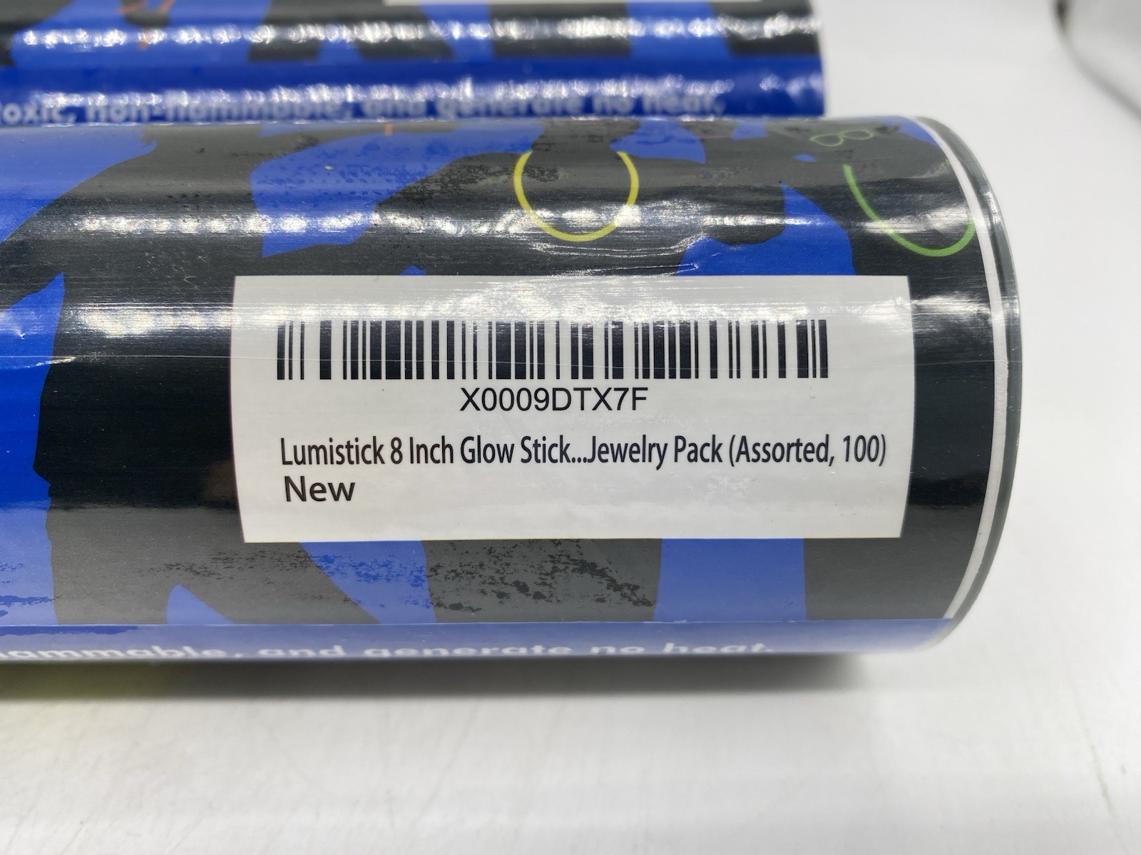 LumiStick 8 inch Premium Thick Party Light Glow Sticks 2pk. - 100 Count Each