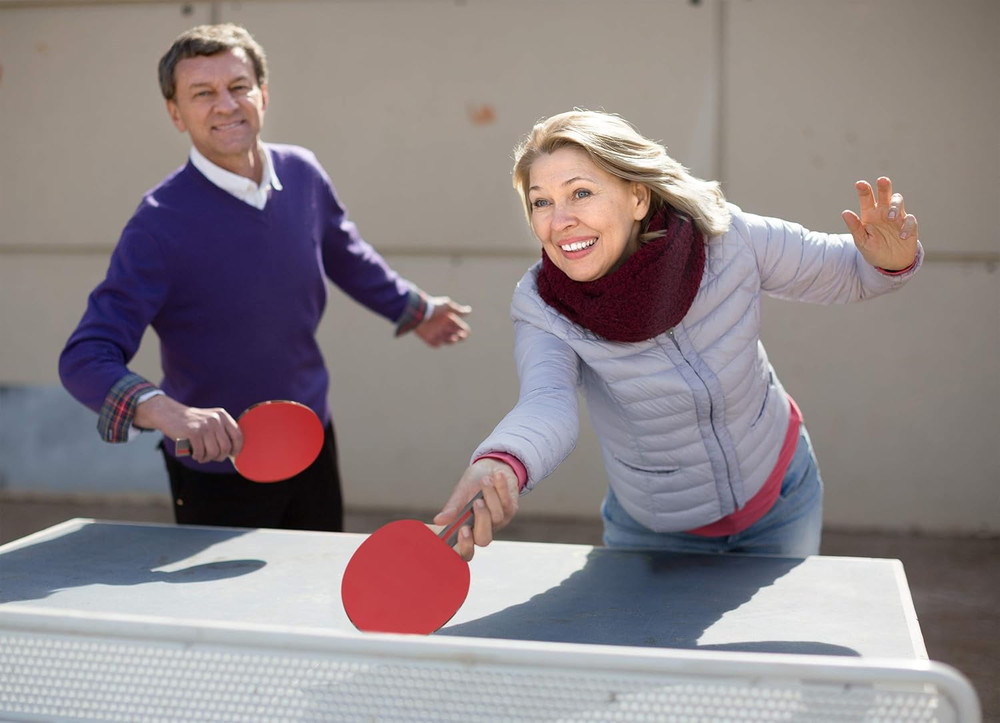 Professional Ping Pong Paddle Set - 2 Pack Premium Table Tennis Racket Set, 3 Pr