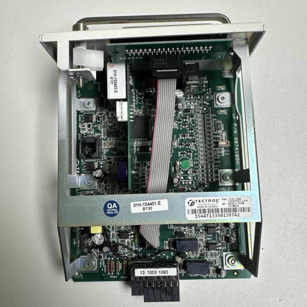 TECTROL TCO-1544 Rectifier Controller Module 48V DC Telecom Power Shelf