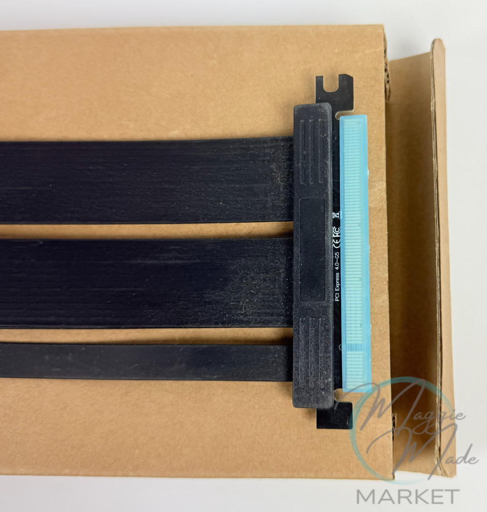 New PCIe 4.0 x16 Riser Cable 30cm GPU Extension Vertical Mount