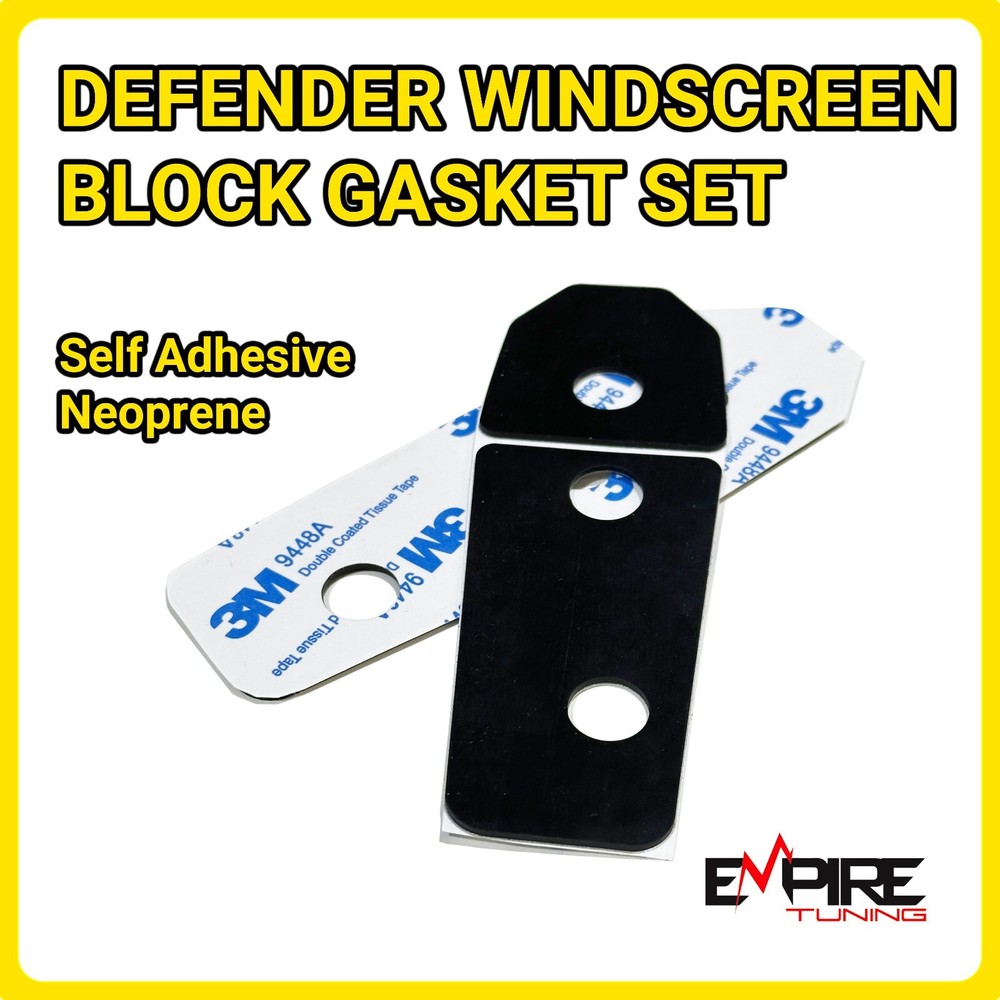 Defender Windscreen Bracket Gasket Set Neoprene Adhesive - LR055347 MXC9983