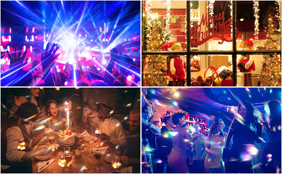DJ Light System Set With Tripod And Remote Control LED PAR Derby Light Effects