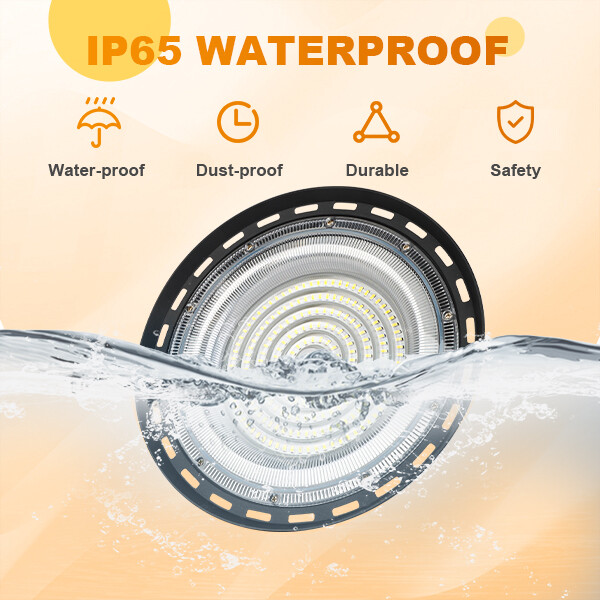 8 Pack 200W UFO Led High Bay Light Commercial Industrial Warehouse Shop Lights