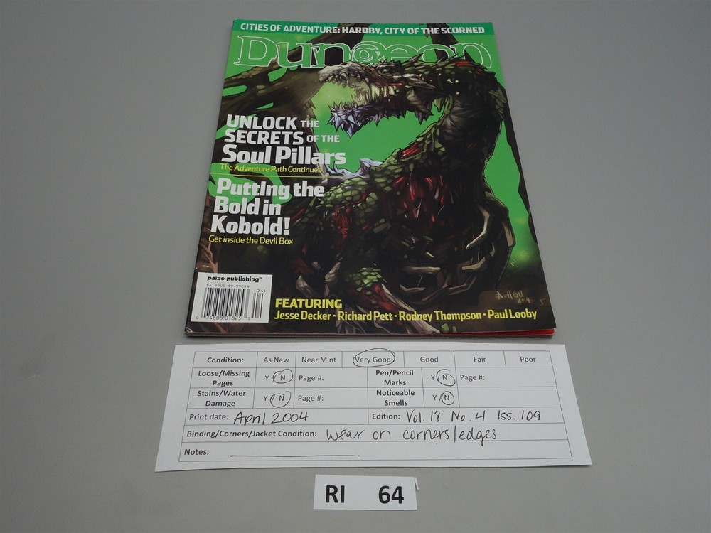 Dungeon Magazine: Issue # 109 (TSR)