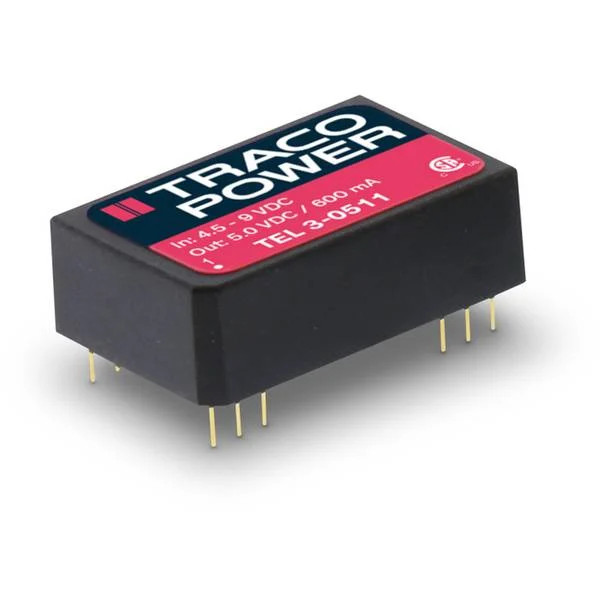 TracoPower TEL 3-0511 5V/DC 5V/DC 60 PCB DC/DC Converter